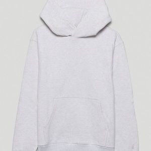TNA Cozy AF Hoodie Heather Cloud White